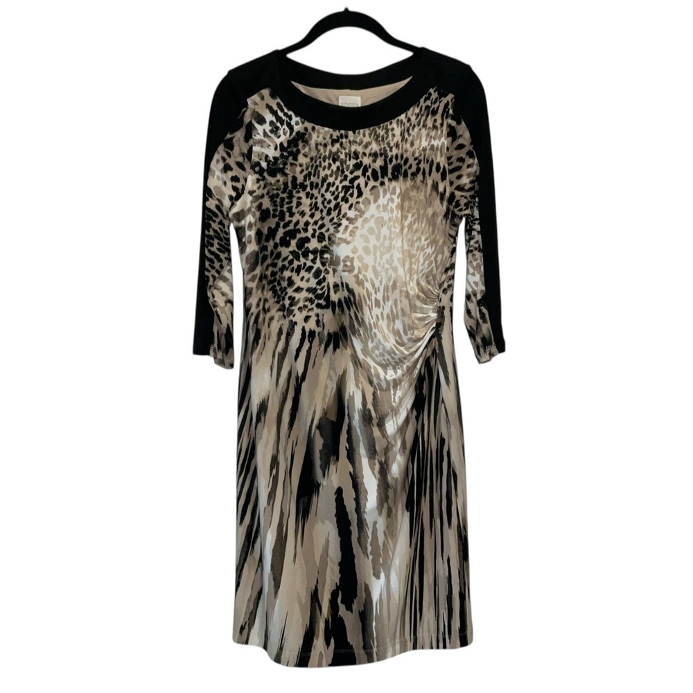 🐆 Chicos Animal Print Dress – Size 1 (M / 8–10) - Picture 4 of 7